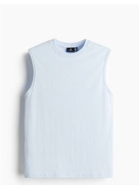 H&M Men’s Pale Blue Sleeveless Tank